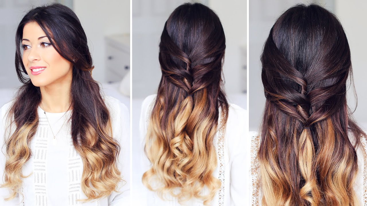 Cute Half-Up, Half-Down Hairstyle