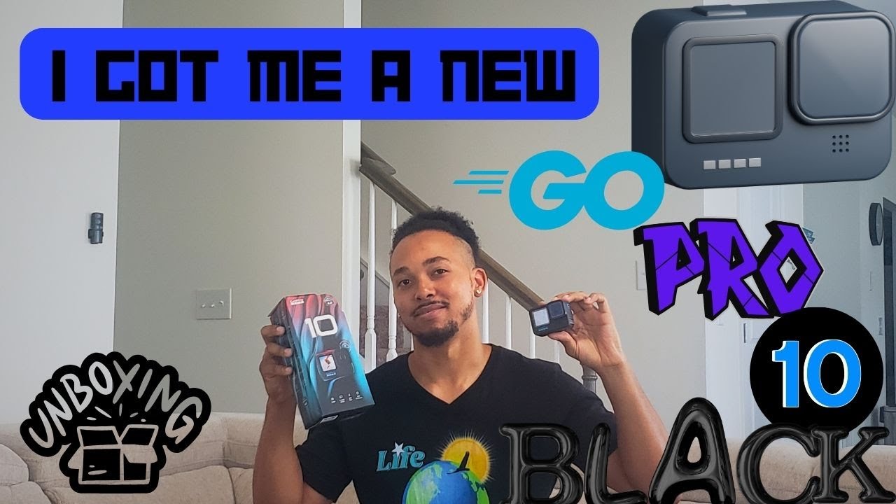 Go Pro Hero 10 Black Unboxing!! My First Go Pro!!!!