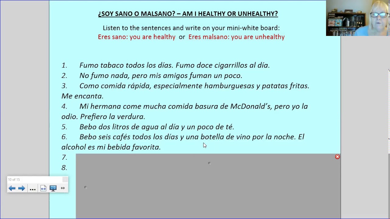 Year 11 Spanish Week 5 Lesson 2