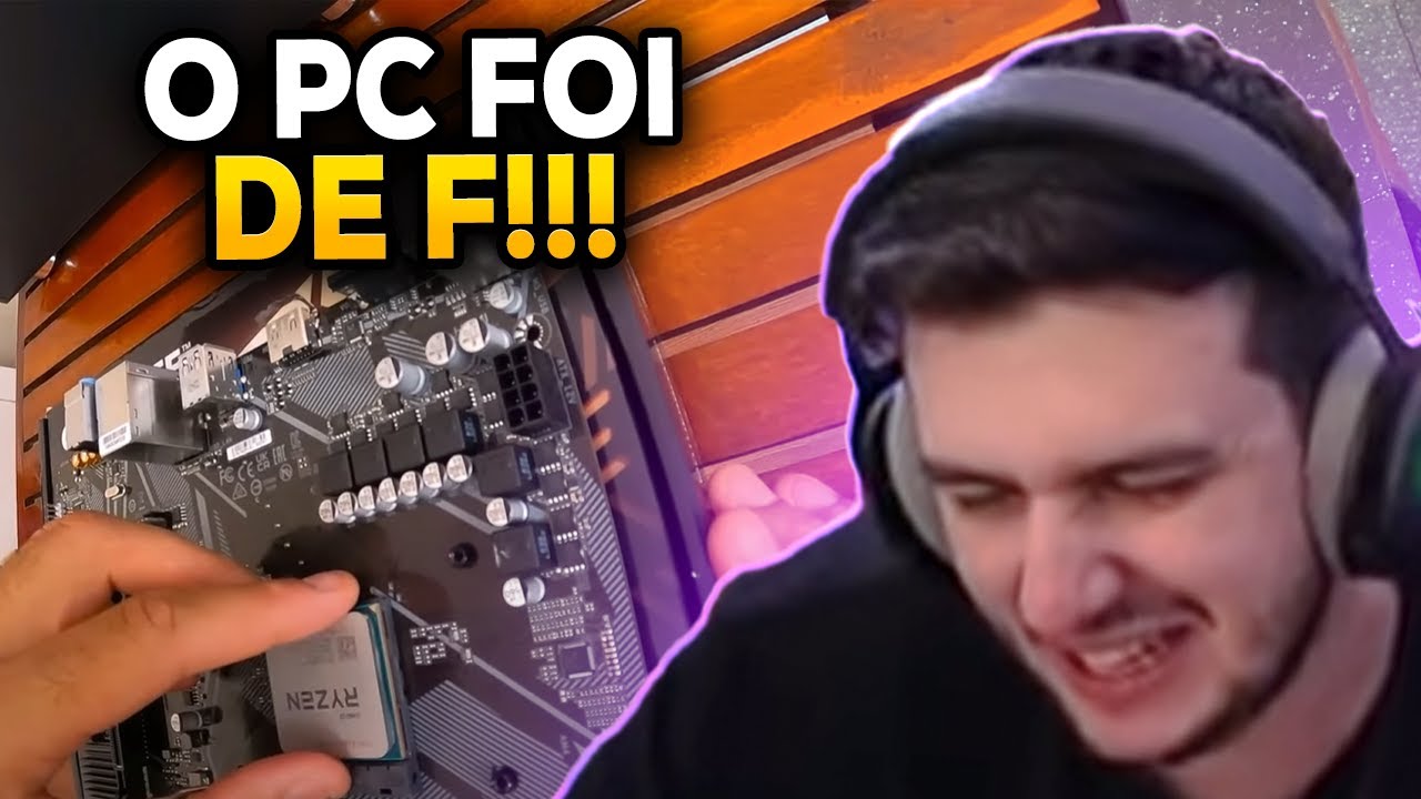 GABE REAGE MONTANDO PC GAMER CUSTO BENEFÍCIO PRO MEU IRMÃO
