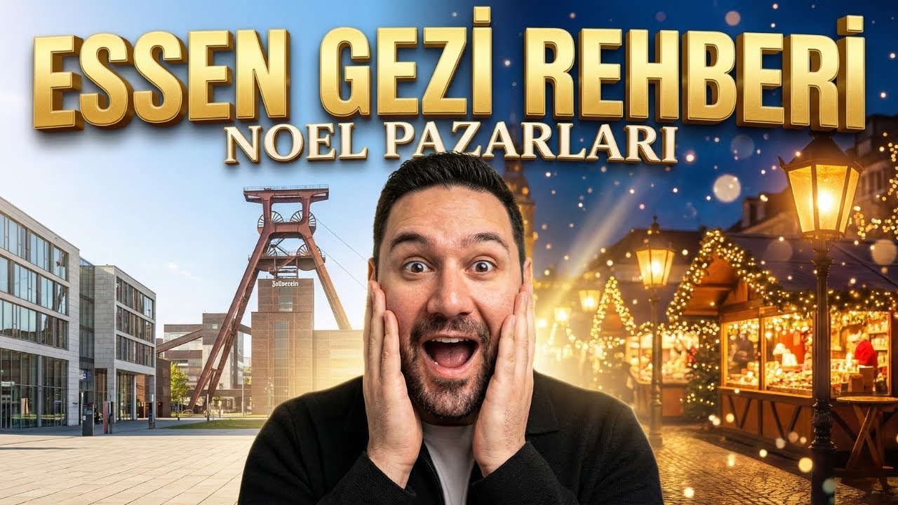 ESSEN GEZİ REHBERİ: Sanayi Şehrinden Masal Dünyasına! ✨ | Noel Pazarı Lezzetleri & Fiyatlar 🇩🇪