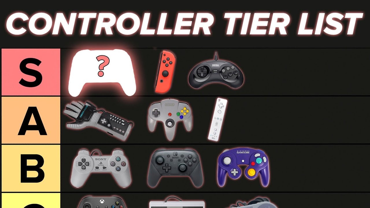 We Ranked (Almost) Every Video Game Controller