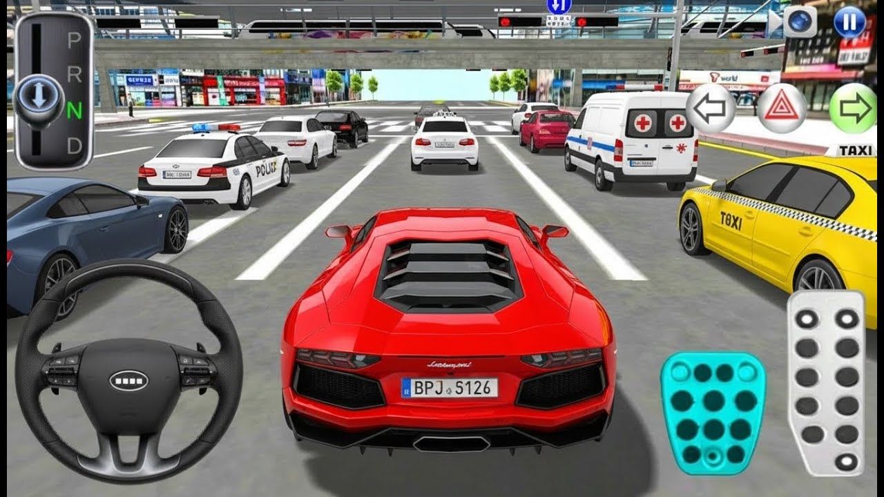 3D Driving Class Simulation -- Funny Police Officer Refuel His Super Car Gas Crazy Driving Gameplay