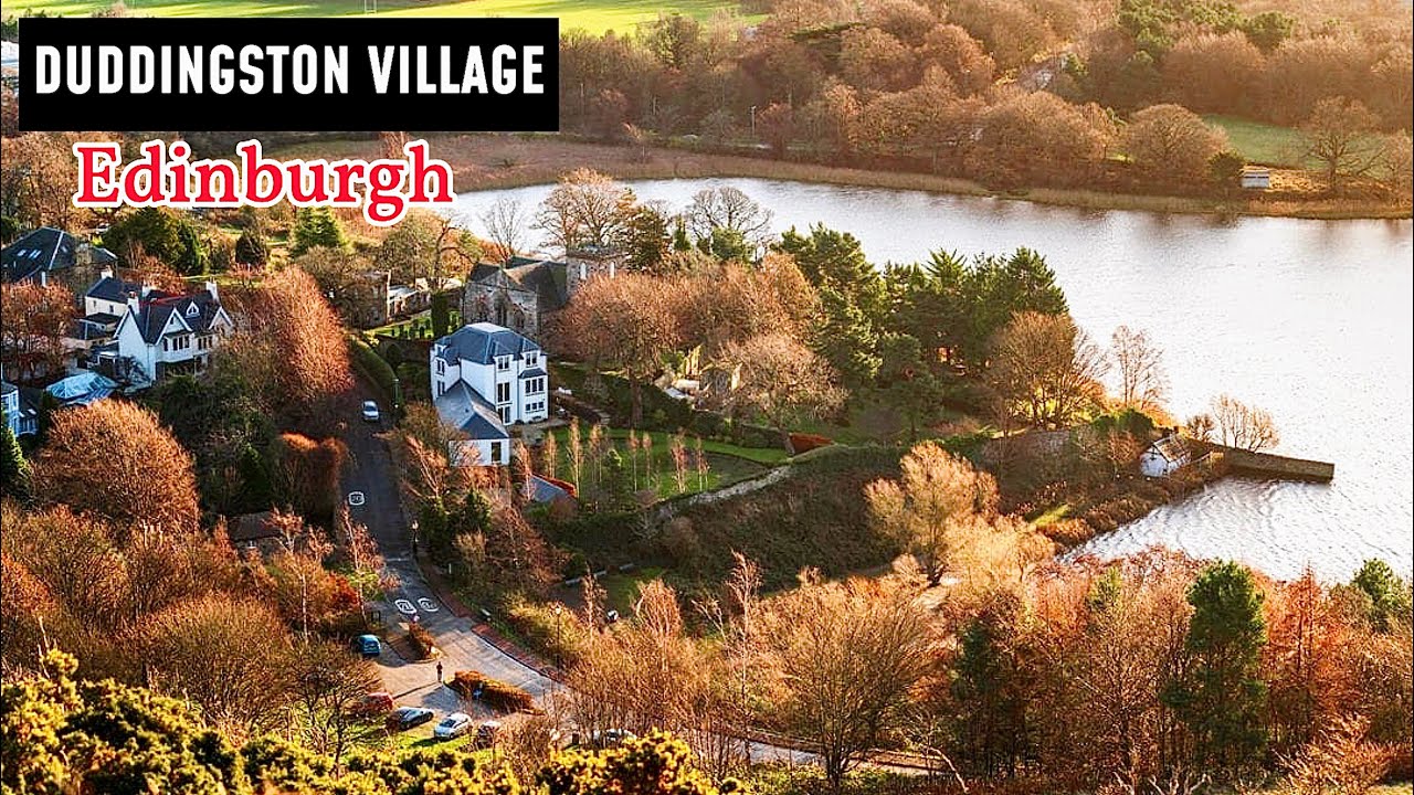 A Secret Scottish Village in the Heart of Edinburgh | A Walk Through Duddingston, Loch & Garden 4K.