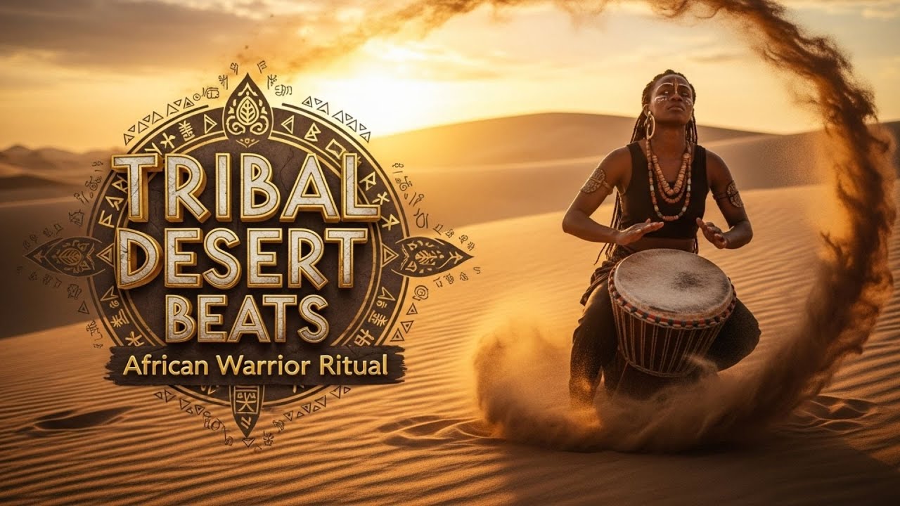 🌞 Tribal Desert Beats | African Female Warrior Drum Ritual