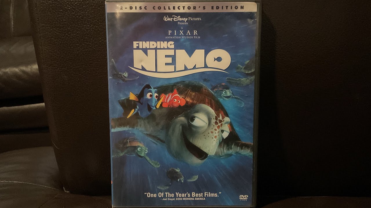 Opening to Finding Nemo 2003 2-Disc Collector’s Edition DVD And Walkthrough