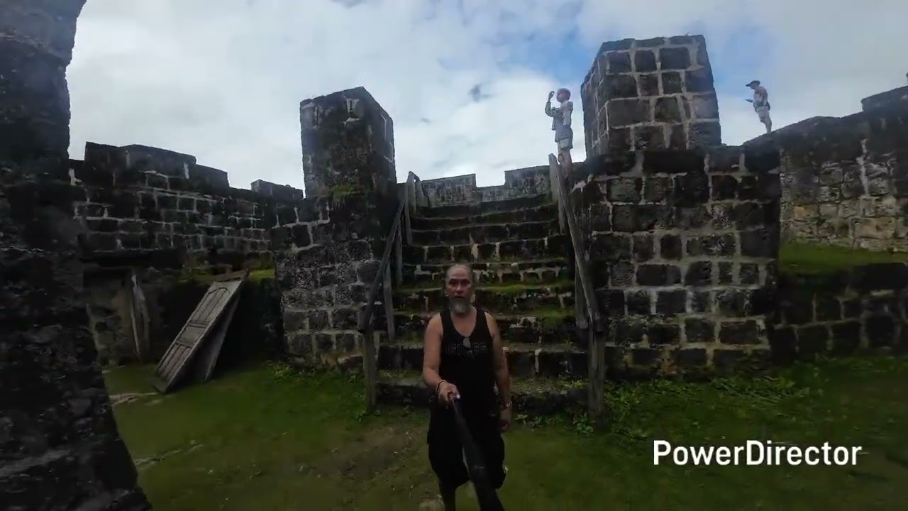 Esplana Family visits Fort San Andres in Romblon Romblon 