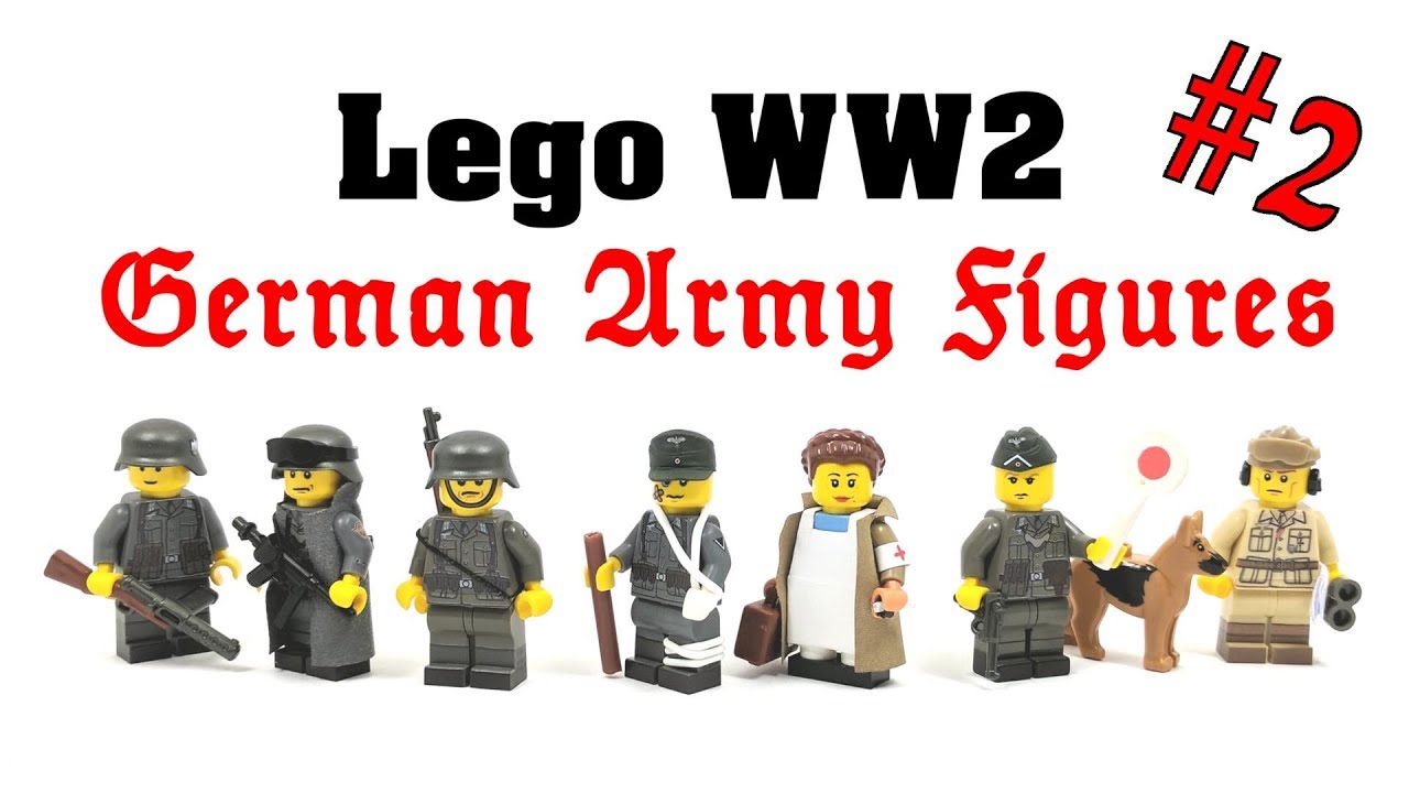 Lego WW2 German Army Figures #2 | molegode