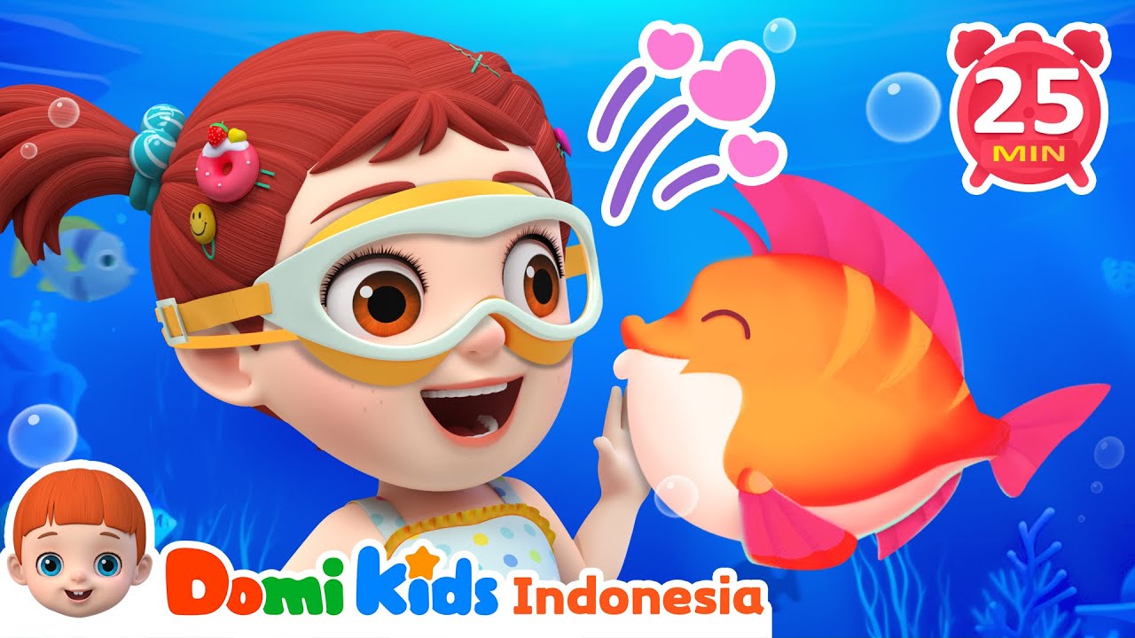 Lagu Berenang | Domi Kids Kumpulan Lagu Pesta Anak-anak | Cerita & Lagu Anak-anak