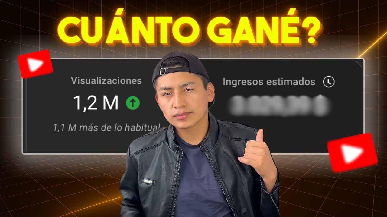Cuánto paga Youtube por 1 millones de vistas, seré honesto