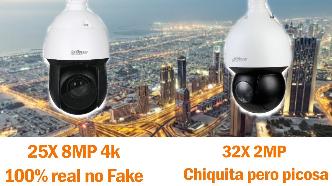 PTZ 25x vs 32x Zoom 2mp vs 4K ¿Entre mas grande mejor?