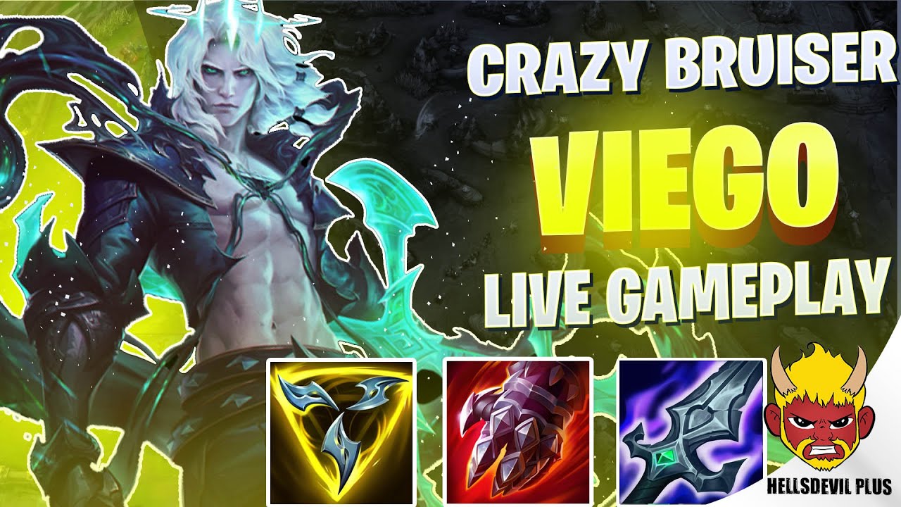 Сборка Crazy Bruiser Viego! — геймплей Wild Rift HellsDevil Plus