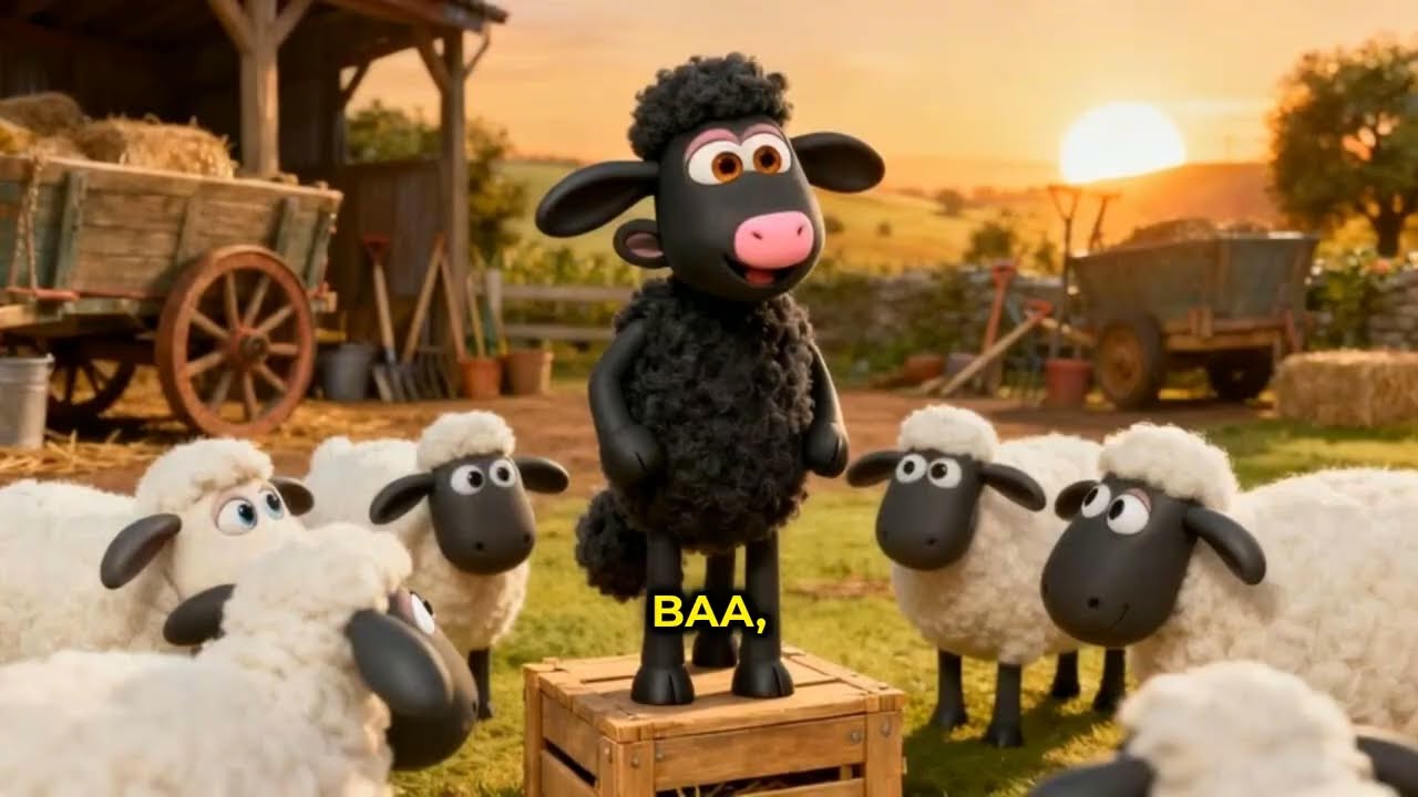 Baa Baa Black Sheep 🐑 | Sing Along Song for Toddlers