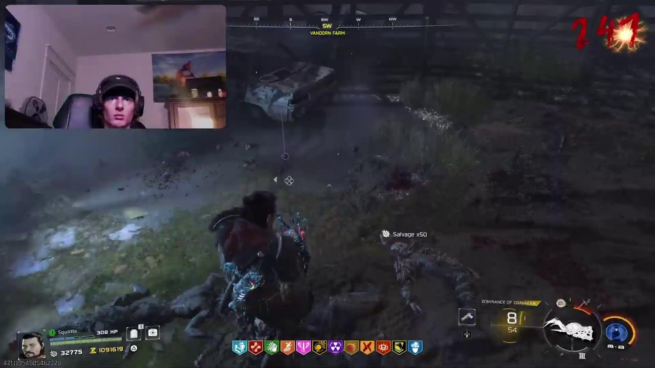 ASHES OF DAMNED CURSED BO7 ROUND 999 WR ATTEMPT NO GUMS