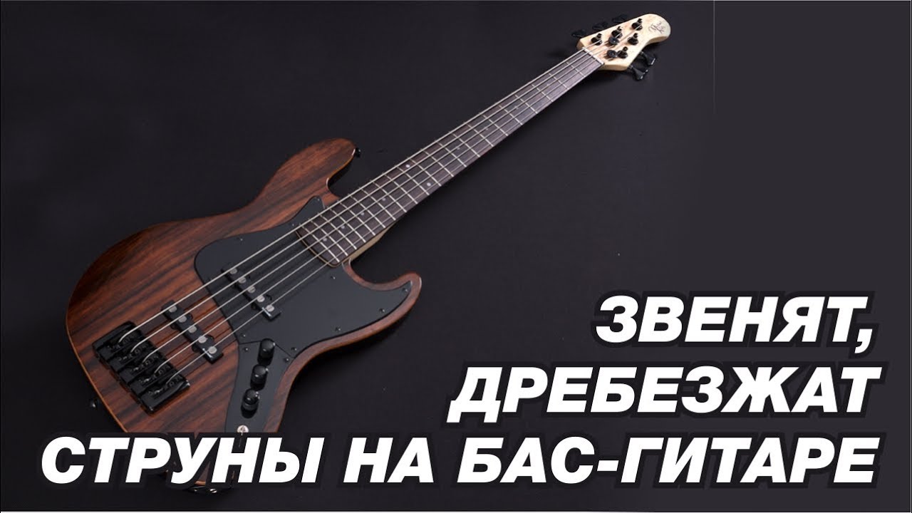 ЗВЕНЯТ, ДРЕБЕЗЖАТ СТРУНЫ НА БАС-ГИТАРЕ
