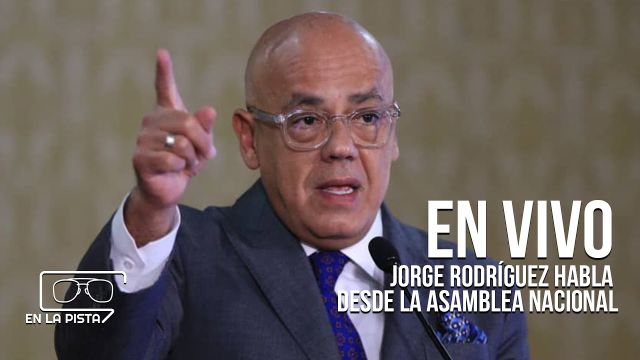 Rueda de prensa del diputado Jorge Rodríguez desde la Asamblea Nacional