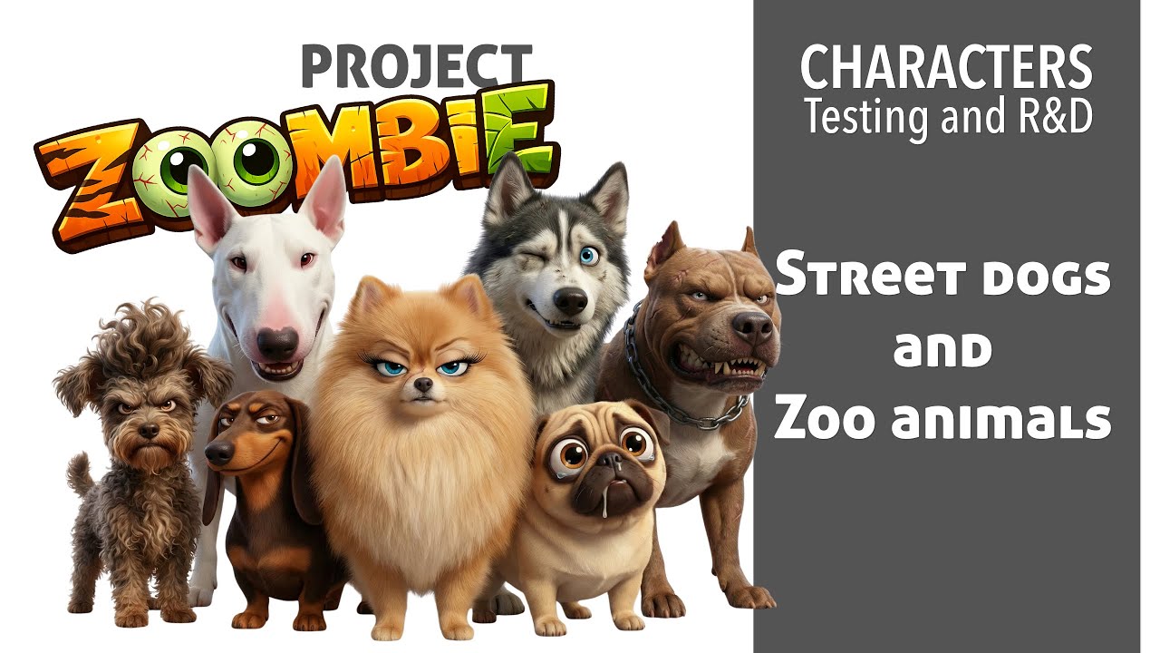 3D Animation 'ZOOMBIE' R&D_Other animals #zombie #anime #animation #animals #dog #disney #zootopia