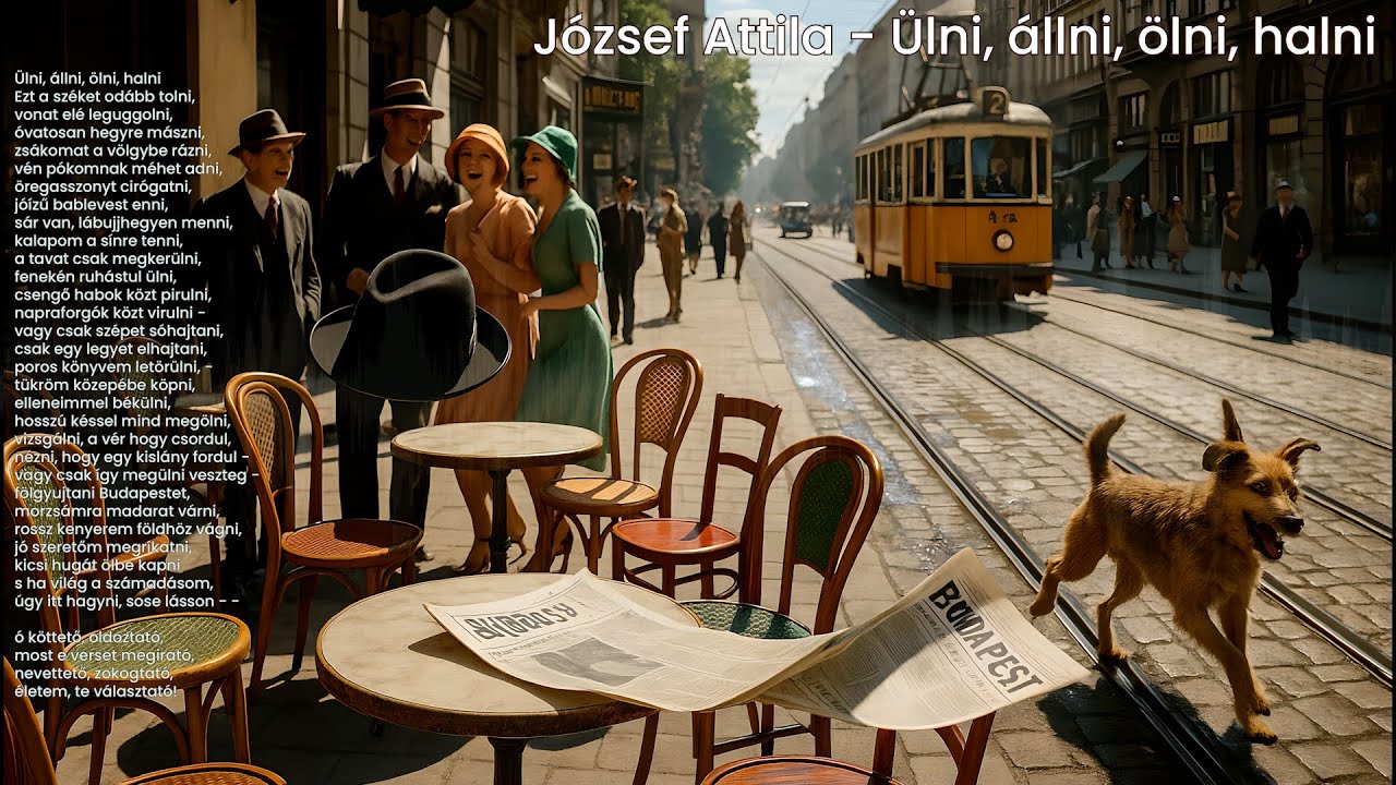 József Attila - Ülni, állni, ölni, halni | zenés vers