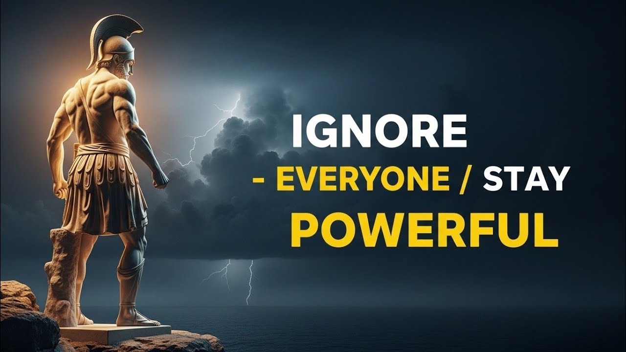 The Hidden Power of Ignoring Everyone | Stoic Secret