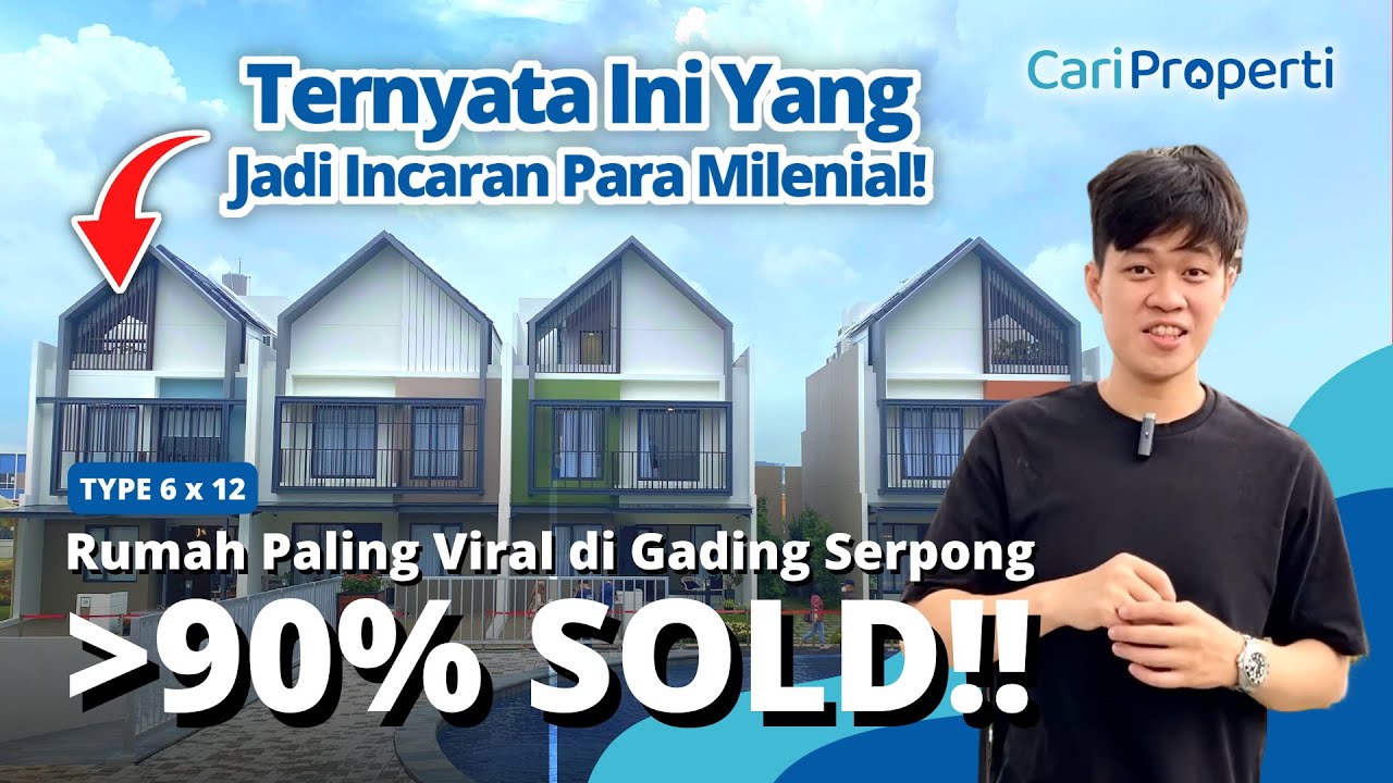 RUMAH INCARAN MILENIAL DI GADING SERPONG | Leonora Summarecon Serpong Tipe 6x12 dengan Real Attic