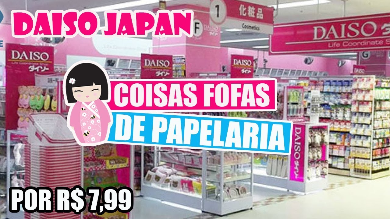 COISAS FOFAS DE PAPELARIA NA DAISO JAPAN - QUASE TUDO A R$ 7,99
