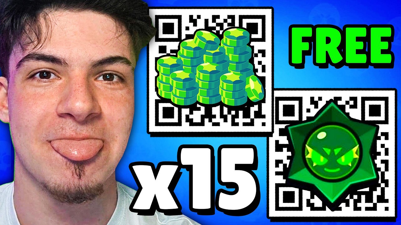 FREE GEMS QR CODE! x15 FREE REWARDS in Brawl Stars (Limited)