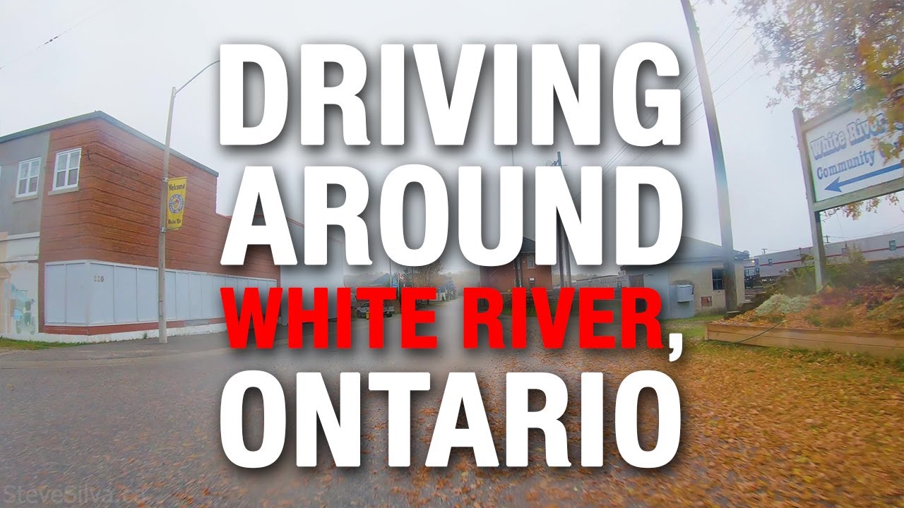 Driving around White River, Ontario