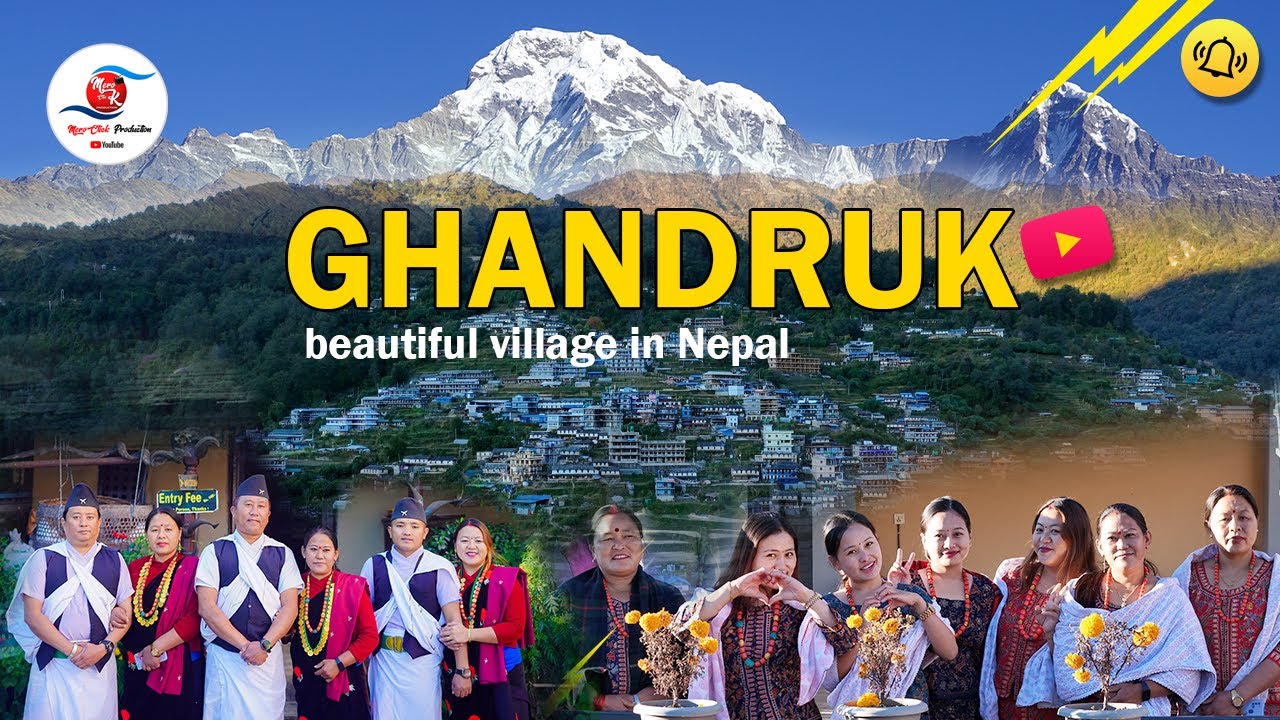 Ghandruk Day 2 | Drone Footage | Tiktok | Funny Moments #ghandruk #travel #mountains