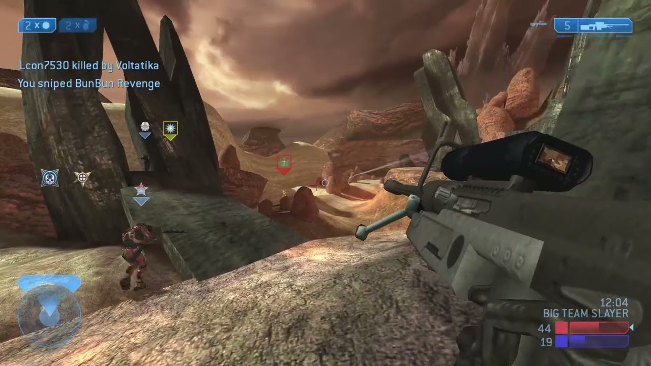 Halo 2 Classic - Big Team Slayer on Burial Mounds