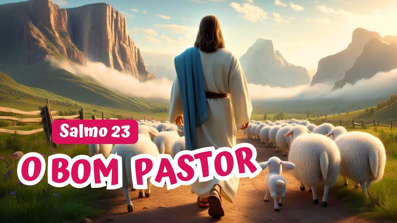🎵 O BOM PASTOR - Salmo 23 | SALMOS PARA CRIANÇAS - Louvor infantil