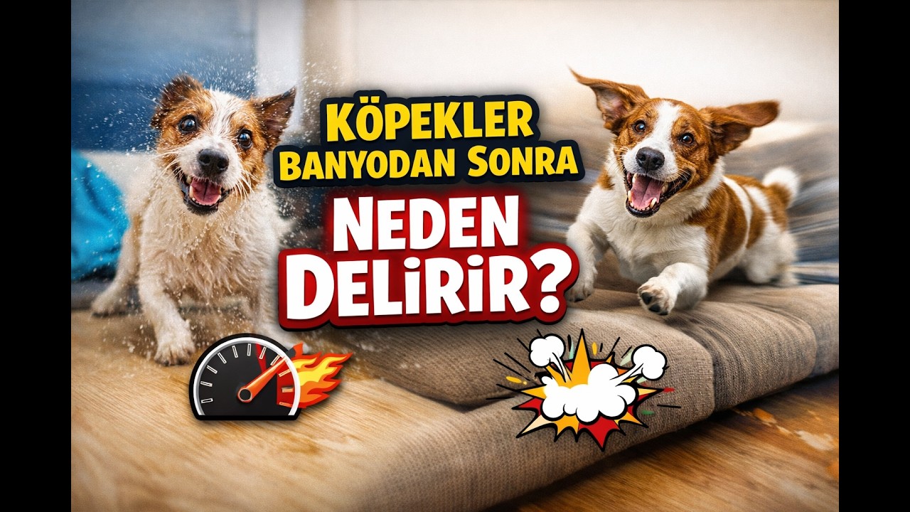 Köpekler Banyodan Sonra Neden Delirir? (Bilimsel Gerçek: Zoomies / FRAP)