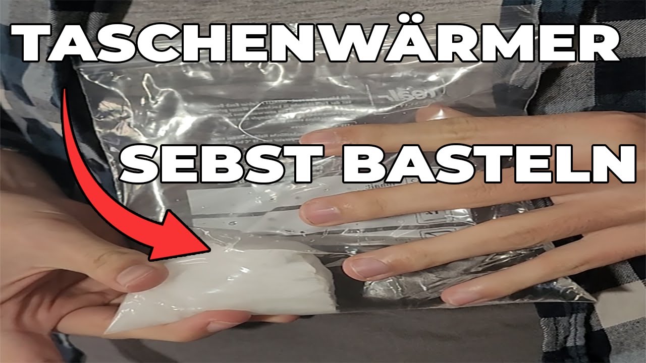 Einen Taschenwärmer selbst basteln aus Essig und Natron