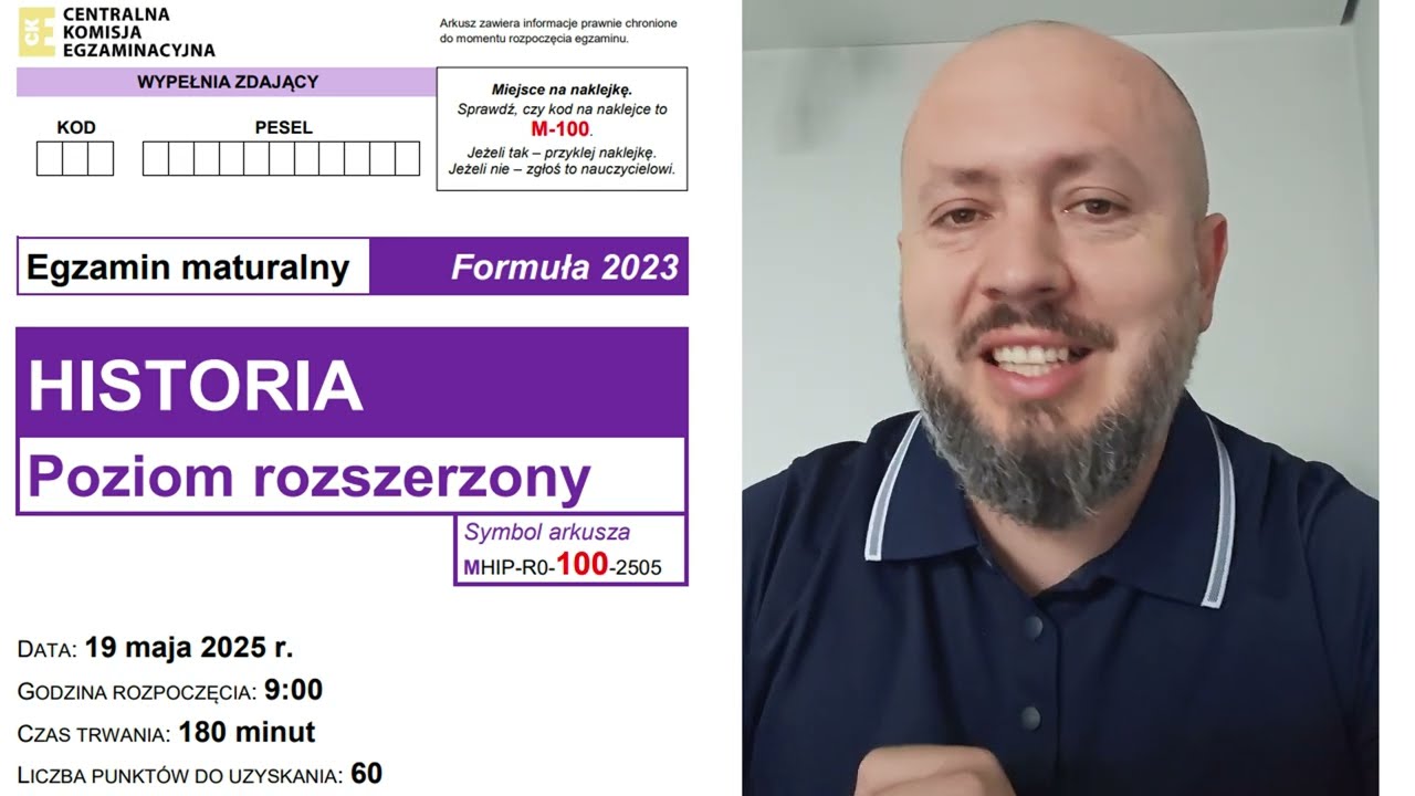 Matura 2025 z historii- rozwiązanie arkusza! Trochę trwał ten montaż- ale się wyrobiłem!