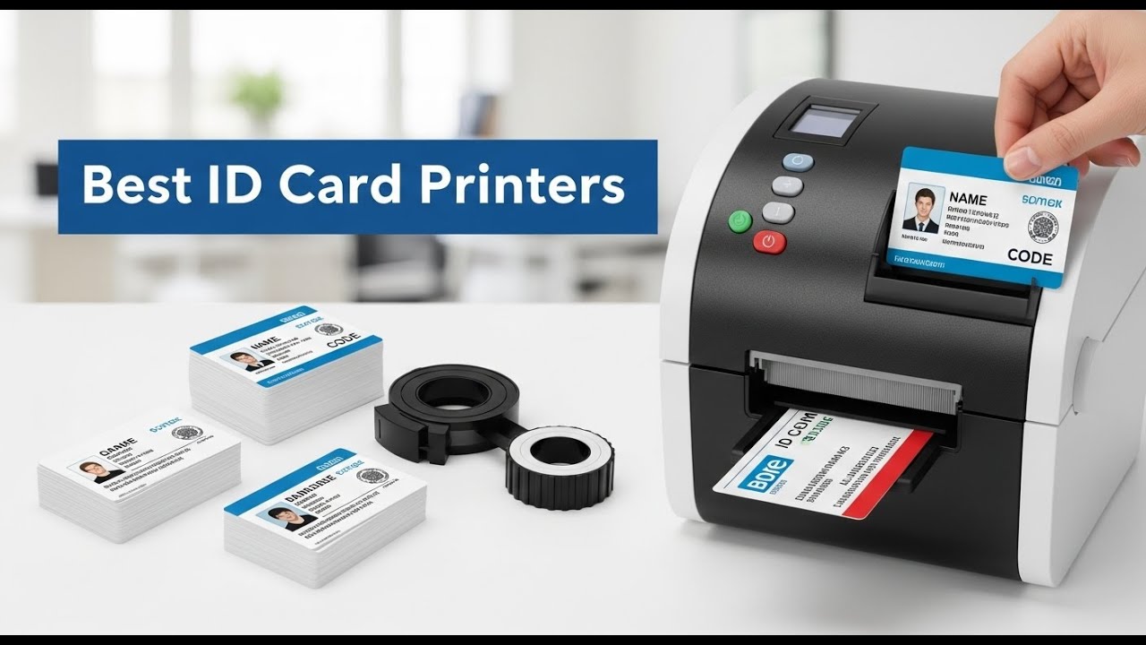 TOP 5 Best ID Card Printers 2026 | Best double sided id card printer