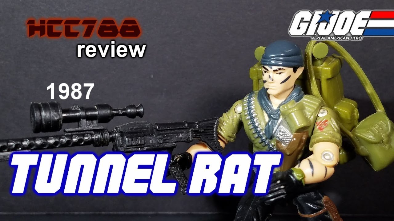 HCC788 - 1987 TUNNEL RAT - E.O.D. - Обзор винтажной игрушки G.I. Joe!