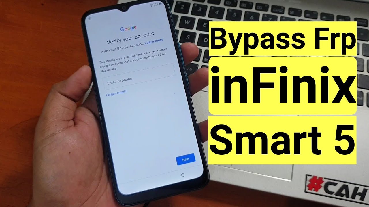 Bypass Frp inFinix Smart 5 Lupa Akun Google Tanpa Komputer