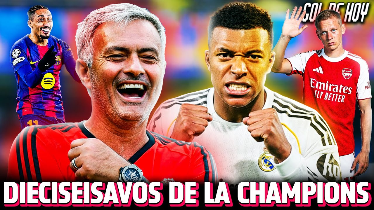 MOURINHO reacciona al MADRID | ASÍ quedó LA CHAMPIONS LEAGUE | #goldehoy