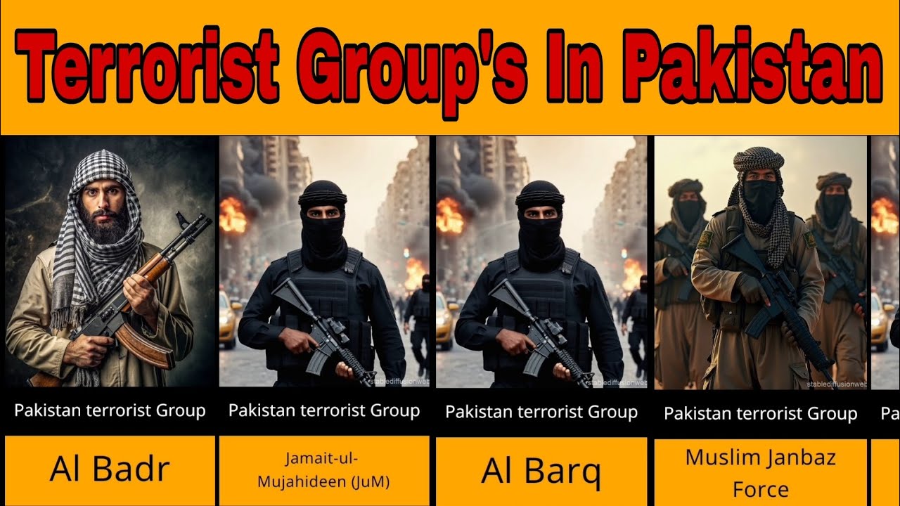 Active Terrorist Groups In Pakistan | Pakistan Terrorist Group List #pakistan  #terroristgroup