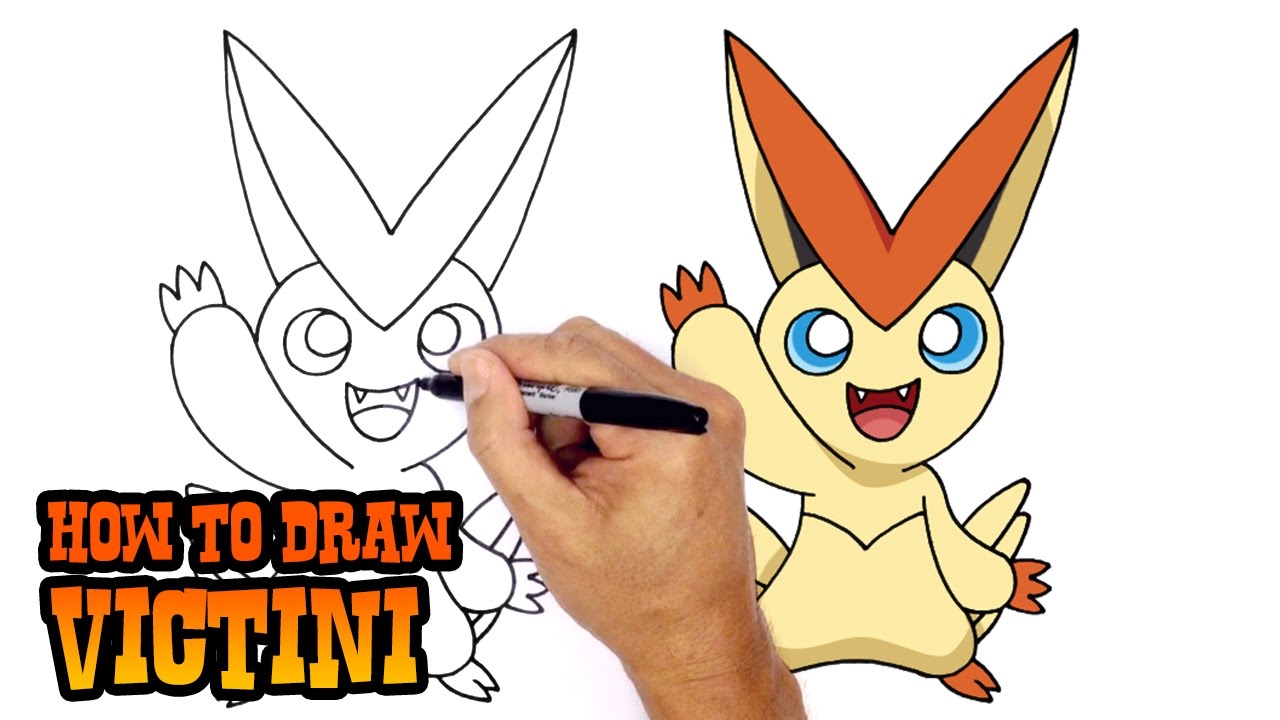 How to Draw Pokemon | Victini