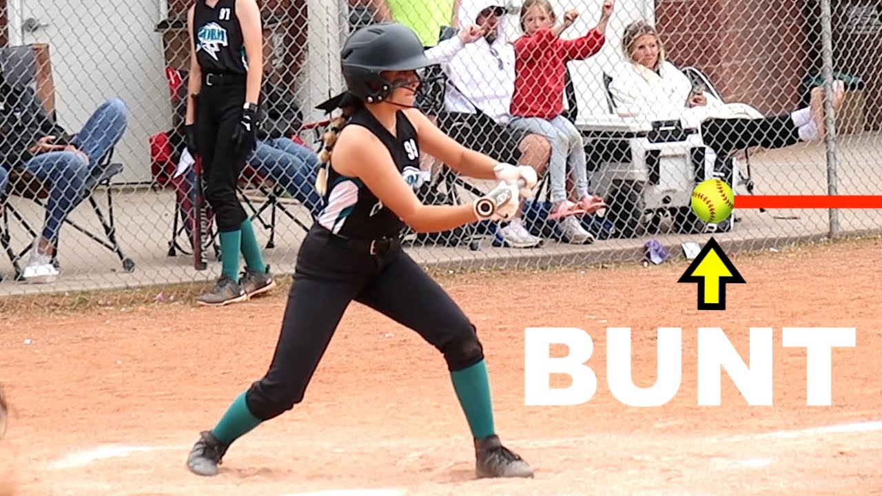 FIRST TIME BUNTING in a GAME 🥎 CENTRAL UTAH CLASSIC SOFTBALL TOURNAMENT