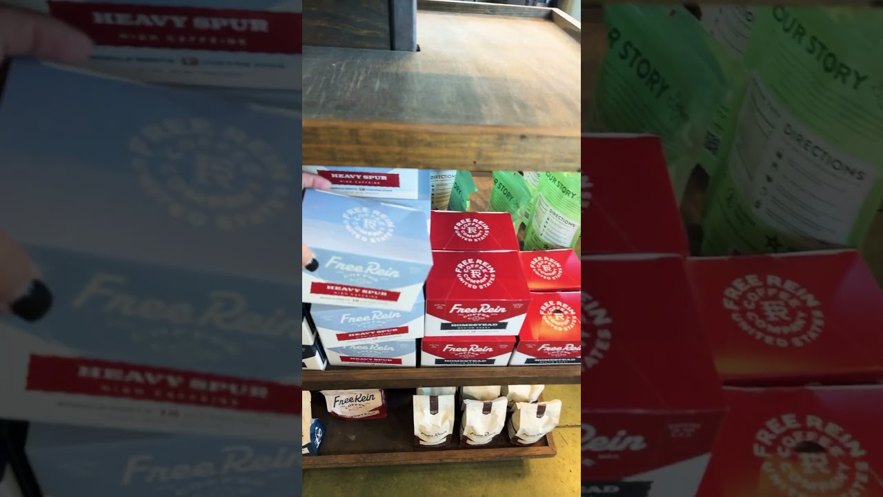 Get your Free Rein Coffee at Texas Tea #amarillo #texastea