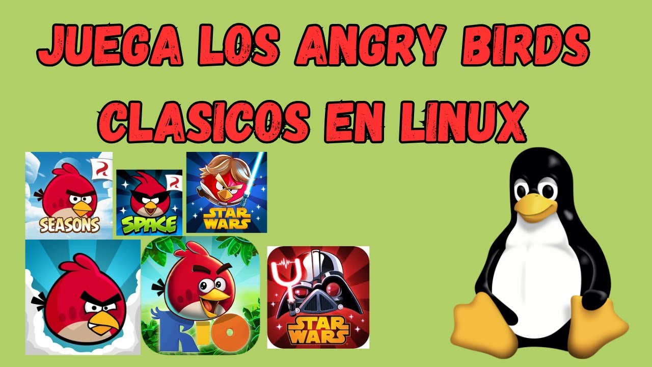 !Descarga Angry Birds en Linux¡