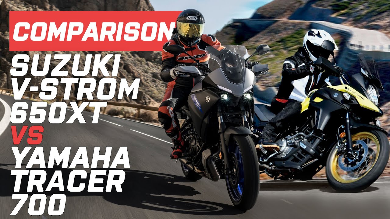 Suzuki vs Yamaha: 2020 Yamaha Tracer 700 vs Suzuki V-Strom 650XT | Visordown.com