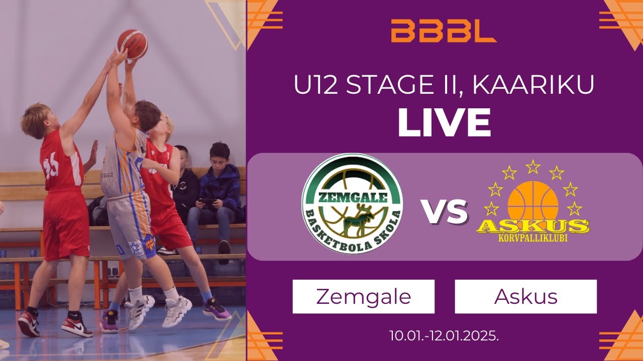KK Askus/Haapsalu Herilased 2013 vs BS Zemgale 2013 | BBBL Boys U12