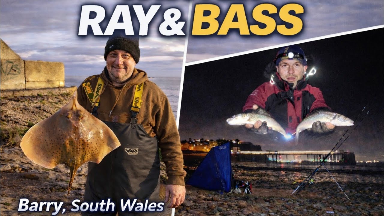 Nells Point & Penarth Success | Brace of Bass and Spotted Ray