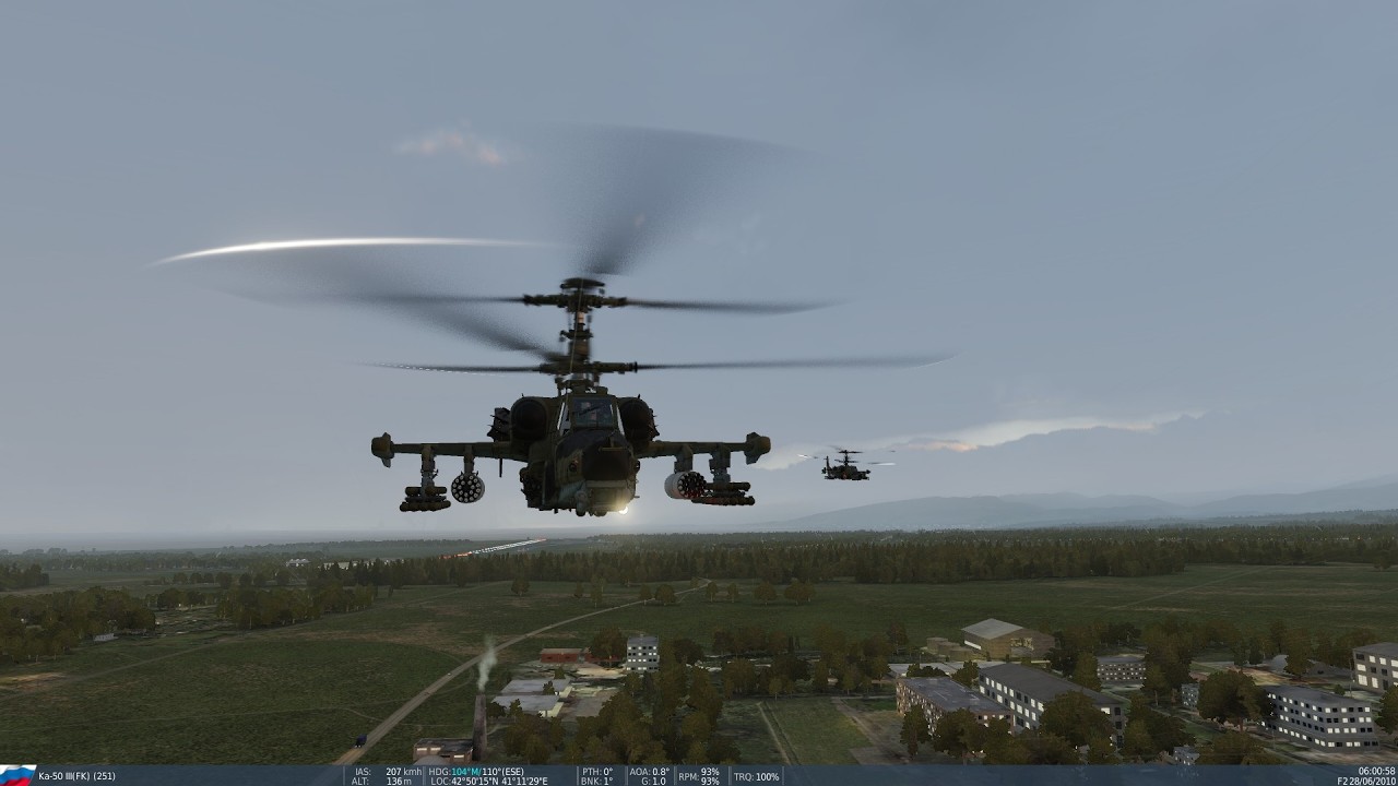 DCS KA-50 III Black Shark - Escorting Saboteurs - Attempt 1 - Fail