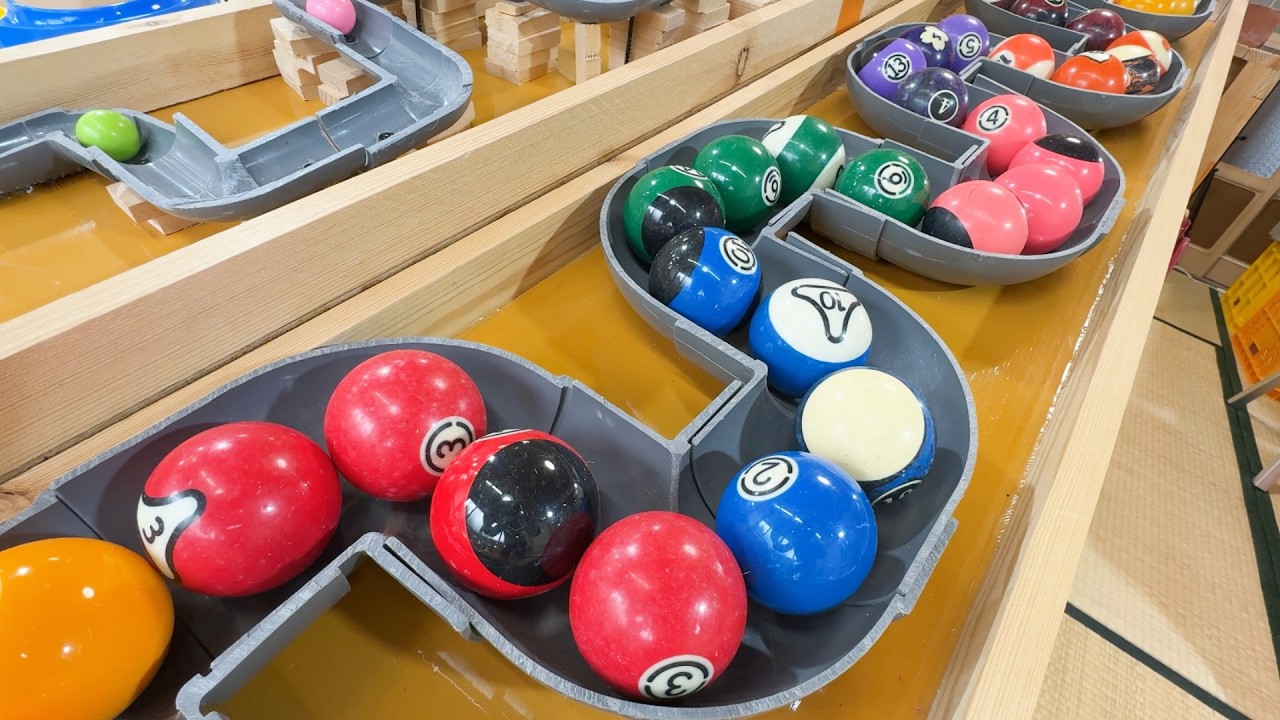 Seven fun marble run courses. Enjoy lots of handmade gimmicks. Vol. 38 #ASMR