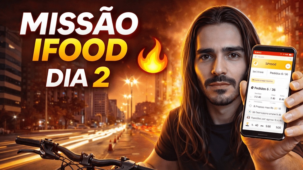 MISSÃO DESTRAVA IFOOD - 600$ EM 4 DIAS - ( DIA 1) JANTA