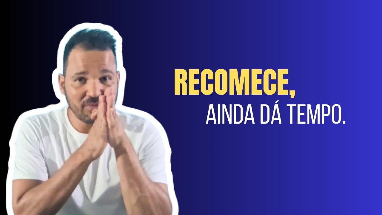 NÃO É O FIM: hoje é o melhor dia para recomeçar.@PorUmPecador 