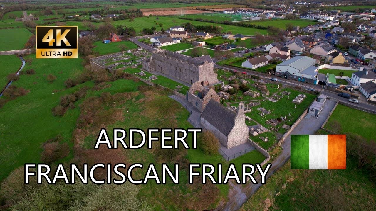 Ardfert Franciscan Friary, County Kerry, Ireland - 4K DJI Air2S Drone Footage